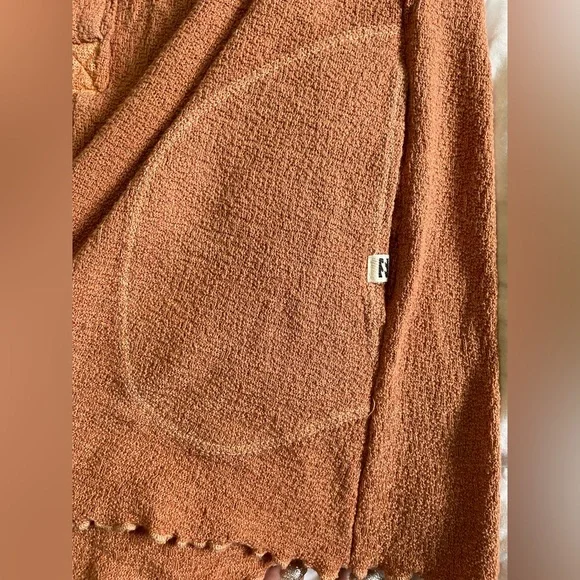 Billabong Fade Away Knit Romper in Burnt Orange - Picture 7 of 16